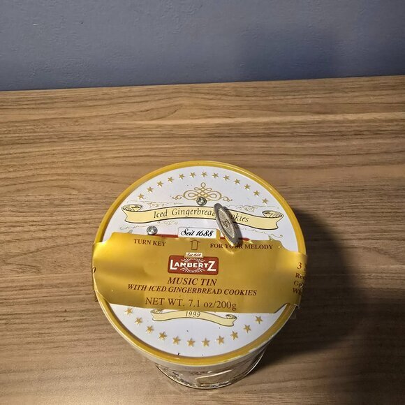 White Music‎ Tin. "Silent Night" Cookies. VINTAGE Made in Germany - Picture 5 of 8